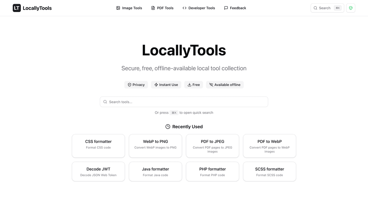 LocallyTools